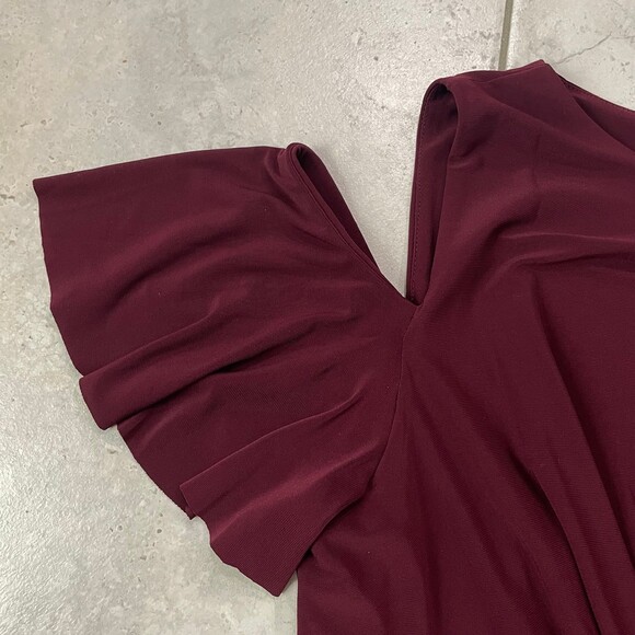 NWT Lauren by Ralph Lauren Becky Cold Shoulder Sheath Dress Women's Size 16 - Picture 5 of 7